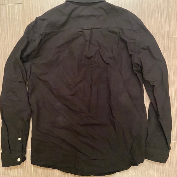Franck and oak black men shirt M - Picture 2 of 3